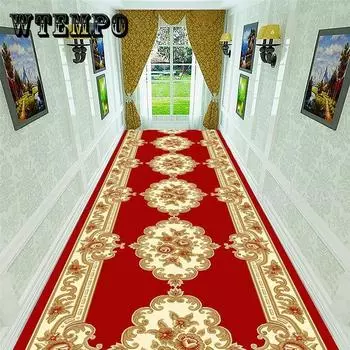 Длинный ковер для коридора, ковер для гостиной, домашней лестницы, коврик для прохода в отеле, ковер для входа/прихожей, ковер для спальни