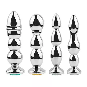 Длинный металлический анальный болт-заглушка для взрослых, товары для здоровья и секса, игрушка Deformed Fine Steel1Style