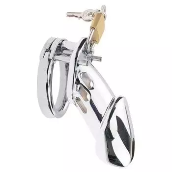 Длинный металлический замок-клетка для мужчин 40mm