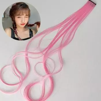 Длинный парик, косметический аксессуар без следов, искусственные волокна, полезные висячие парики с краской для ушей для женщин серый