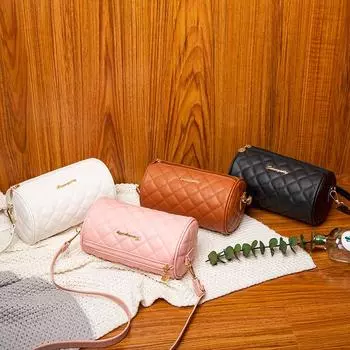 Длинный плечевой ремень вышитая бамбуковая трубчатая сумка сумка-мессенджер женская сумка женская белый