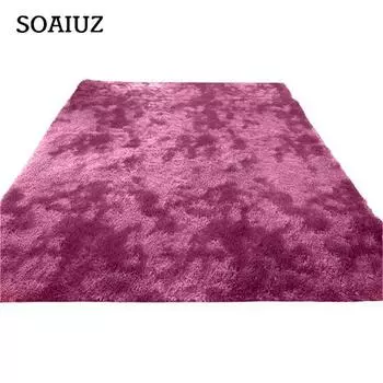 Длинный плюшевый ковер с принтом тай-дай, современный звездный мягкий пушистый нескользящий коврик, который можно стирать в машине для гостиной, спальни, детской комнаты, мохнатый напольный ковер