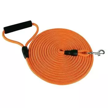 Длинный поводок для дрессировки собак, легкий поводок для контроля собак для дрессировки, кемпинга, игр, послушания, подзыва, поводок для проверки собак 5m чёрный