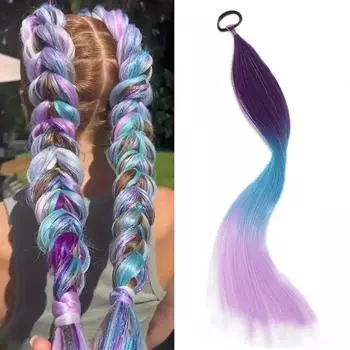 Длинный прямой окрашенный золотой парик с хвостиком, синтетический парик с хвостиком, женский парик, блестящий, термостойкий, легко носить, для вечеринок