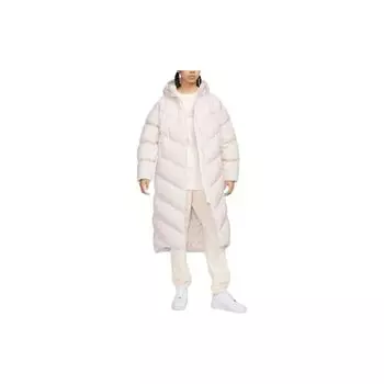 Длинный пуховик с капюшоном Nike Therma-Fit, женская верхняя одежда, розовый FD8213-104 L