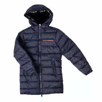 Длинный пуховик с капюшоном темно-синий Oliver Child PARAGOOSE