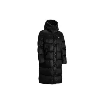 Длинный пуховик с логотипом Under Armour, женская верхняя одежда, черный 1373458-001 S