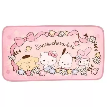 Длинный пушистый венок из одеяла 04 Персонажи Sanrio В70xШ130 см [Marushin] Прибл.