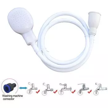 Длинный распылитель для душа длиной 1,2 м, удобный гибкий распылительный шланг с одним краном, совершенно новый