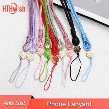 Длинный ремешок для телефона, нейлоновый шейный ремешок, 9 цветов, шнур, подвеска, анти-потерянная веревка для Iphone, Xiaomi, чехол для Samsung, аксессуары для смартфонов синий