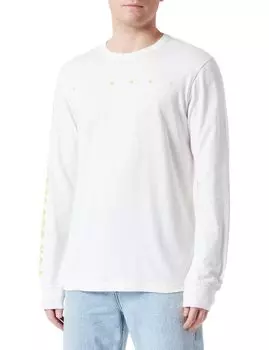 Длинный рукав A122880QIAM 2XS 141 [Дизель] Мужская футболка T-JUST-LS-N7 Off-White
