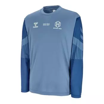 Длинный рукав с длинным рукавом Graphic Practice Blue Stone [Hummel] Рубашка, Рубашка, (673)