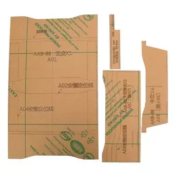 Длинный шаблон кошелька, акриловый трафарет, сделай сам, инструмент для изготовления изделий из кожи