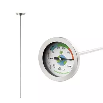 Длинный стебель термометр для компоста почвы водонепроницаемый тестер температуры почвы метр растительный горшок Earth Style