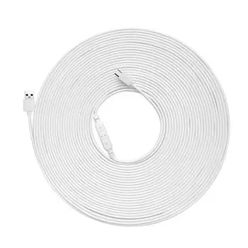 Длинный USB-USB-кабель для камеры видеонаблюдения, толстый материал, быстрая зарядка, встроенный усилитель напряжения, чип, проводной кабель 15M