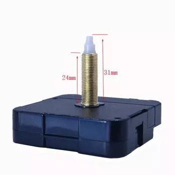 Длинный вал, настенные часы, бесшумный механизм Diy, кварцевые часы, механизм 31 мм, настенные часы, комплект запасных частей для ремонта часового механизма