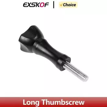 Длинный винт с накатанной головкой для GoPro Hero 12 11 10 9 8 7 6 5 4 SJCAM Insta360 X2 X3 DJI Osmo аксессуары для экшн-камер