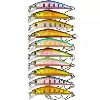 Длинный выстрел тонущий приманка для ловли рыбы воблер 4.3см 1.6г набор воблер крэнкбейт Isca искусственная жесткая приманка карп мини рыболовные приманки Pesca снасти