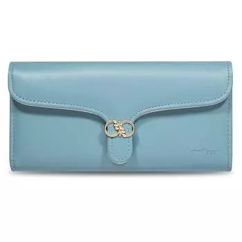 Длинный женский кошелек из искусственной кожи, складной, расширяемый, многофункциональный, большой емкости, женский кошелек чёрный