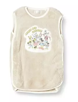 Длинный жилет Микки Минни, носимое одеяло, флис, боа, Disney Baby Kids, мальчики, девочки 215109712, серый, бесплатно [Disney] и