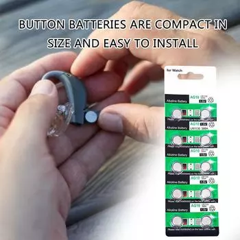 Длительный срок службы 20/10 шт AG10 LR1130 щелочные таблеточные батарейки для небольших электронных устройств бесключевого доступа игрушки A