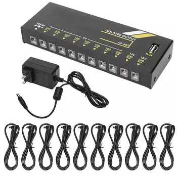 Длительный срок службы гитарных блоков питания и эффекторов Выступления на открытом воздухе для любителей музыки, для музыкальных клубов, для гитаристов Перевод