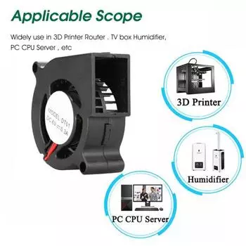 Длительный срок службы. Практичный высококачественный малошумный бесщеточный центробежный радиальный вентилятор 5020.
