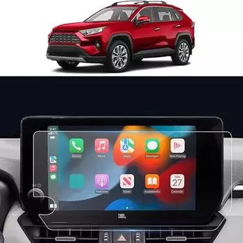 Для 10,5-дюймового 2024 Toyota RAV4 аксессуары HD антибликовый навигационный центральный экран закаленное стекло защитная пленка для экрана