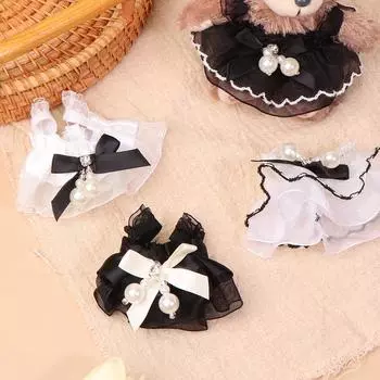 Для 13 см куклы одежда кукольное платье жемчужный бант кружево платье-до кукольные аксессуары кукольная одежда смена A2