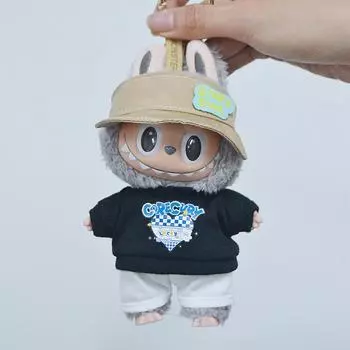 Для 17 см Кукольная одежда Лабубу Модная одежда Толстовки Кукольная одежда Цветовые толстовки Кукольные аксессуары Милые украшения Маленькая одежда 1