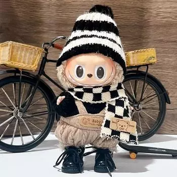 Для 17 см Кукольная одежда Лабубу Модная одежда Толстовки Кукольная одежда Цветовые толстовки Кукольные аксессуары Милые украшения Маленькая одежда 01