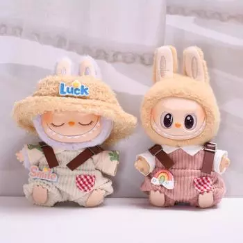 Для 17 см Кукольная одежда Лабубу Модная одежда Толстовки Кукольная одежда Цветовые толстовки Кукольные аксессуары Милые украшения Маленькая одежда 01