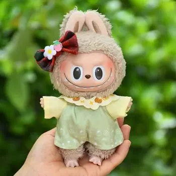 Для 17 см Кукольная одежда Лабубу Модная одежда Толстовки Кукольная одежда Цветовые толстовки Кукольные аксессуары Милые украшения Маленькая одежда 01