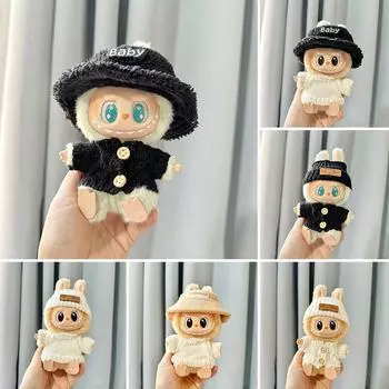 Для 17 см Кукольная одежда Лабубу Модная одежда Толстовки Кукольная одежда Цветовые толстовки Кукольные аксессуары Милые украшения Маленькая одежда 02