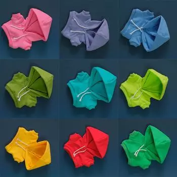 Для 17 см Кукольная одежда Лабубу Модная одежда Толстовки Кукольная одежда Цветовые толстовки Кукольные аксессуары Милые украшения Маленькая одежда розовый