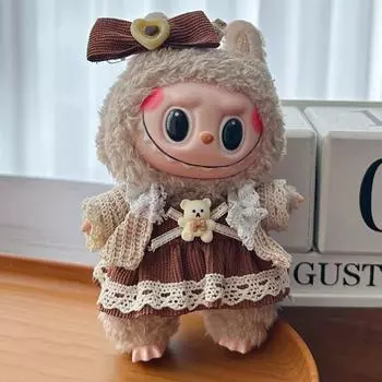 Для 17 см Labubu V2 V1 куклы платье одежда наряд аксессуары идол кукла одежда для детей подарок Labubu кулон одежда