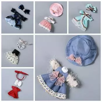для 1/12 Bjd куклы Bjd 1/12 кукольная одежда повседневное платье Молли кукольная одежда для детей девочек игрушки B