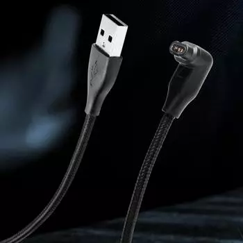 Для 1 м USB-кабель для зарядки, шнур для передачи данных, зарядное устройство для Garmin Fenix 7 7S 7X 6 6S 6X 5 5X 5S Vivoactive 3 Forerunner 945 935 245 Instinct 2