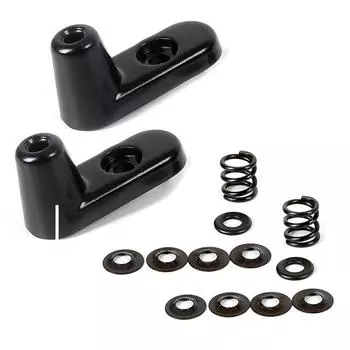 Для 2003-2006 Jeep Wrangler Комплект для ремонта кронштейна солнцезащитного козырька 924-532 Черный алюминий