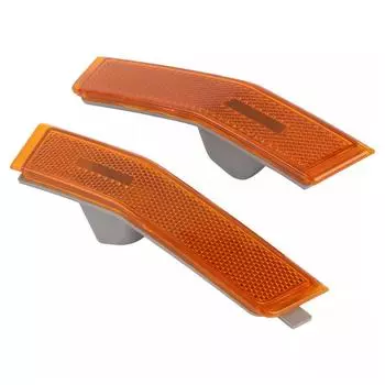 Для 2007-2010 Lincoln MKX Оболочка бокового габаритного огня переднего бампера янтарная левая+правая