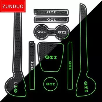 Для 2011, 2012, 2013, 2014, 2015, 2016 Voagen Polo GTI Gate, слот-накладка, автомобильные пылезащитные коврики, водные горки, нескользящие коврики, автомобильные аксессуары красный