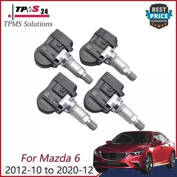 Для 2012-2020 Mazda 6 BHB637140A GS1D37140 433 МГц 4 шт TPMS датчик датчик давления в шинах For Mazda&6(2012.10-2020.12)
