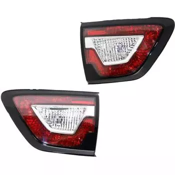 Для 2013-17 Chevrolet Traverse Левые и Правые Внутренние Задние Фонари с Лампами Галогенные