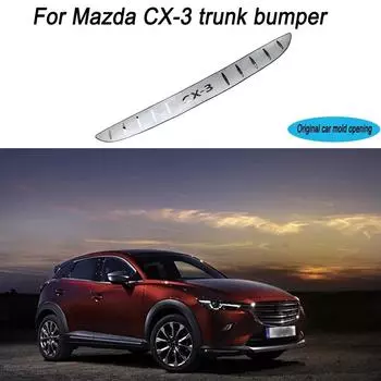Для 2016-Mazda CX-3 CX 3 CX3 автомобильные аксессуары, накладка багажника, защита заднего бампера, накладка на порог из нержавеющей стали For 2016-2021