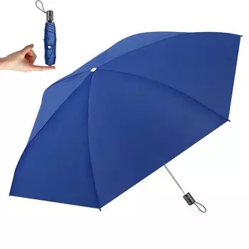 для 2025 года Полная УФ-полностью Тепловая Складная Многослойная Ткань Автоматическая 6 Для Солнечных И Дождливых Складных УФ-Ветров Удобный Диаметр Холодное Тепло синий