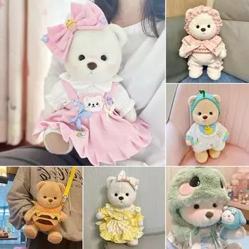Для 30 см кукольной одежды TeddyTales Bear, модной одежды, аксессуаров для кукол, милых украшений, мини-одежды 09