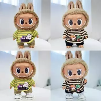 Для 38 см Кукольная одежда Лабубу Модная одежда Толстовки Кукольная одежда Цветовые толстовки Кукольные аксессуары Милые украшения Маленькая одежда 01