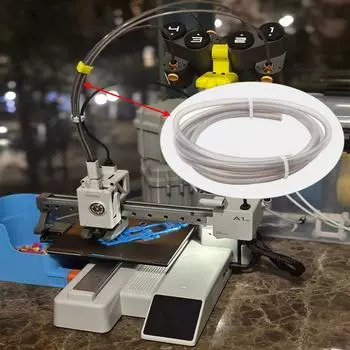 Для 3D-принтера P1P/P1S трубка из ПТФЭ тефлоновая трубка Боуден-экструдер 1,75 мм ID2,5 мм OD4 мм трубка из тефлона для 3D-принтера замена 1M