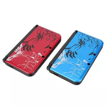 Для 3DS XL передняя задняя лицевая панель пластиковая верхняя нижняя лицевая панель для Nintendo 3DS XL красный