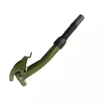 Для 5/10/20 литровых канистр металлический резиновый носик для заливки канистры гибкий носик для бензина и топлива уплотнитель 38 см + уплотнительная прокладка зелёный